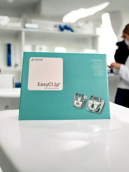 Kit 5x5 Brackets Autoligado EasyClips Pasivo 022+ Accesorios Aditek